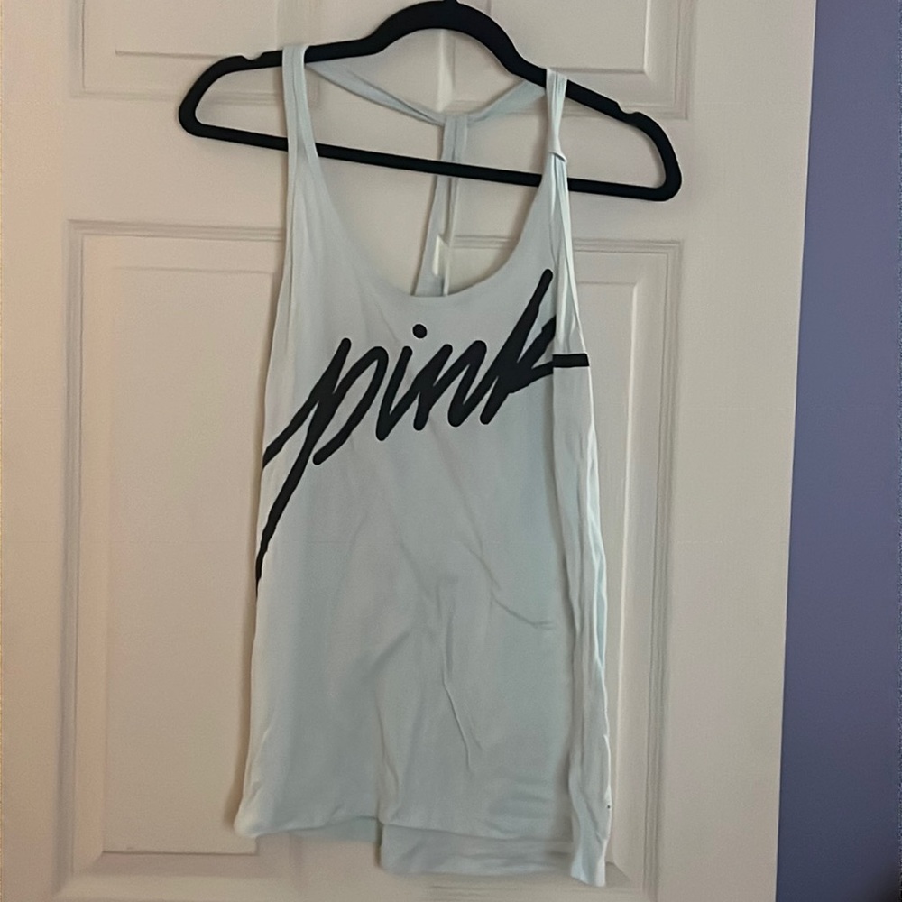 Pink Brand Mint Tank Size Large